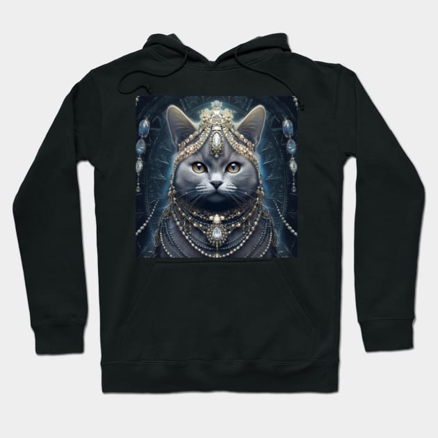 British Shorthair Goddess Hoodie by Enchanted Reverie